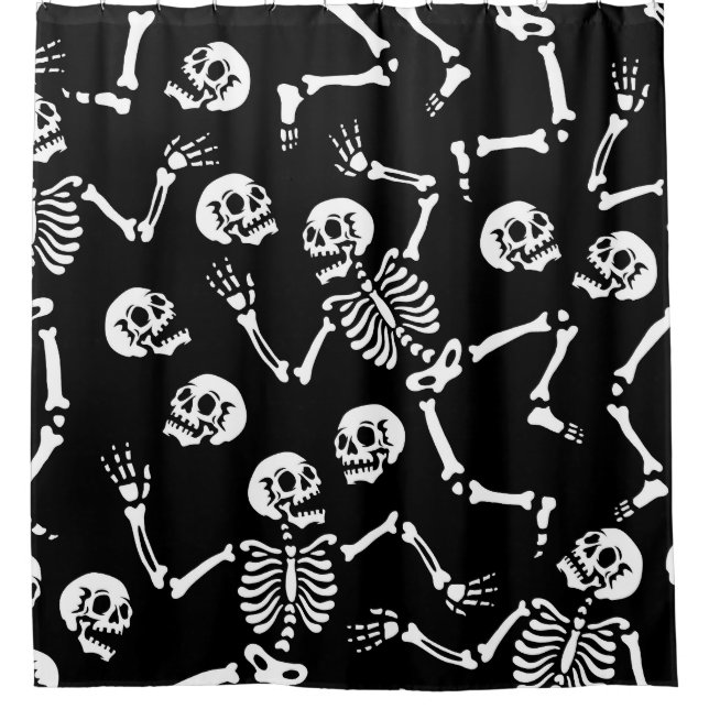 Skeleton Dance Party: Halloween Seamless (Front)