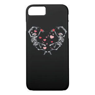 Skeleton Dancing Heart Valentine's Day Gift Skull  Case-Mate iPhone Case