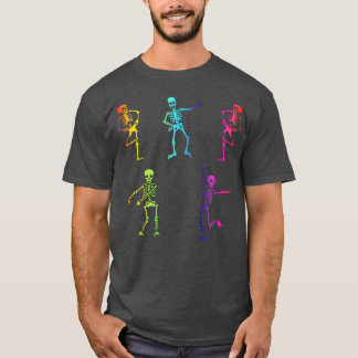 skeleton Dancing Skeleton Halloween Dancing girl T-Shirt