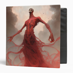 Skeleton Demon Creature Dark Fantasy Horror Binder