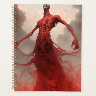 Skeleton Demon Creature Dark Fantasy Horror Planner