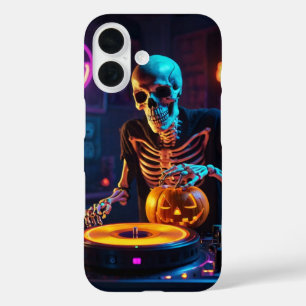 Skeleton DJ iPhone 16 Case