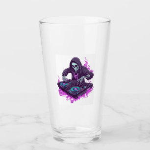 Skeleton DJ Glass