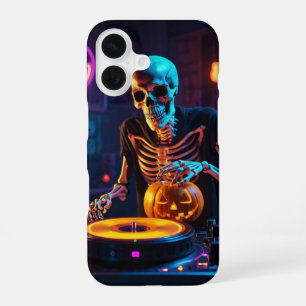 Skeleton DJ iPhone 16 Case