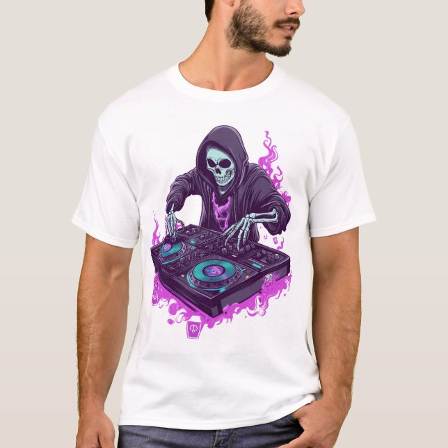  Skeleton DJ T-Shirt (Front)