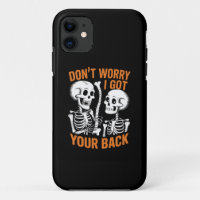 Skeleton Don't Worry I Got Your Back Halloween 