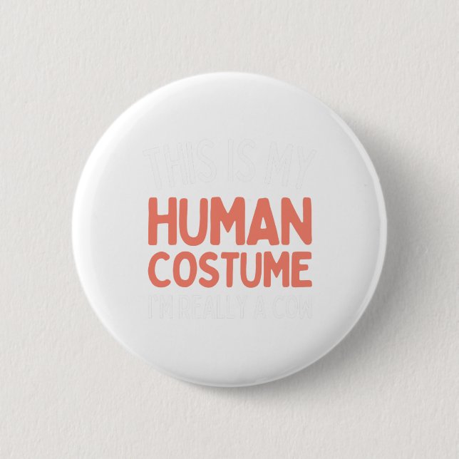 Skeleton Drabbing Dance Halloween  2 Inch Round Button (Front)