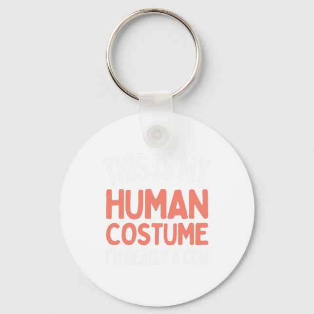 Skeleton Drabbing Dance Halloween  Keychain (Front)