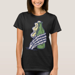 skeleton drinking bottle death T-Shirt