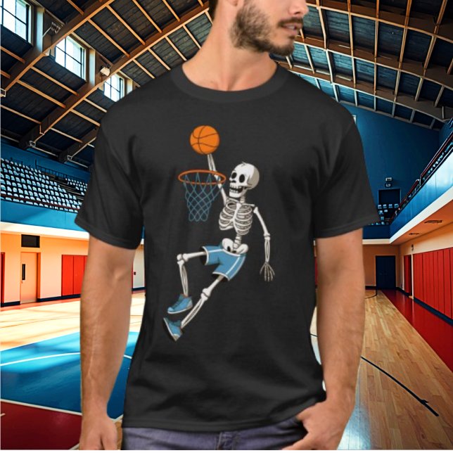 Skeleton Dunker T-Shirt (Creator Uploaded)