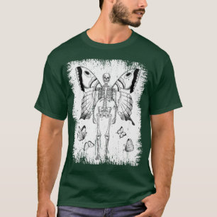 Skeleton Fairy Grunge Fairycore Aesthetic Goth Got T-Shirt