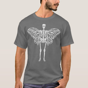 Skeleton Fairy Grunge Gothic Cottagecore Fairycore T-Shirt