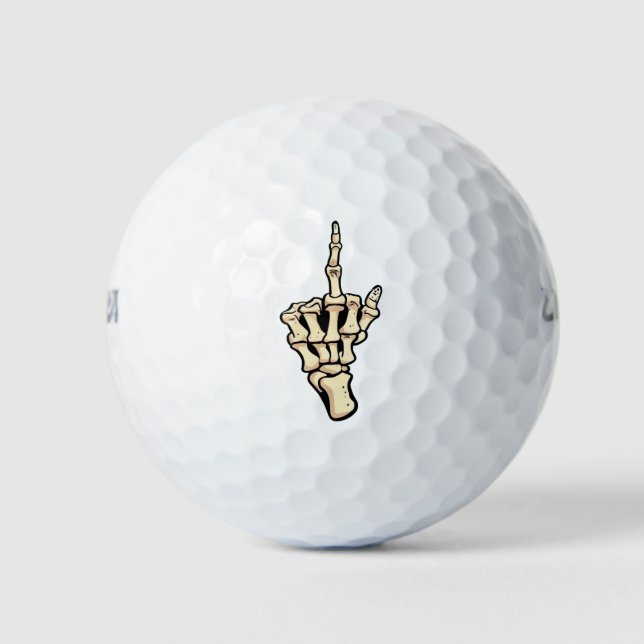 Skeleton Finger  Golf Balls (Front)