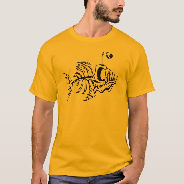 skeleton fish bones T-Shirt (Front)