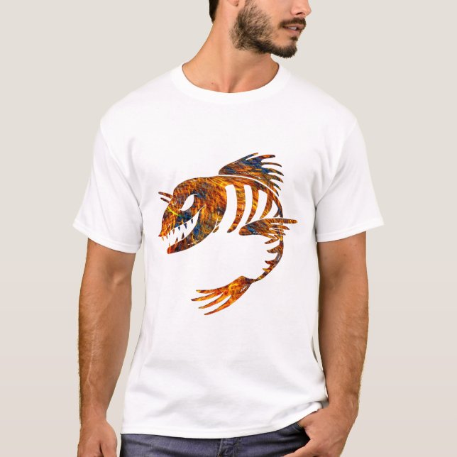 Skeleton Fish T-Shirt (Front)