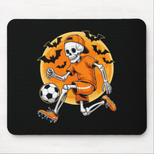 Skeleton Footll Men Boys Kids Halloween Soccer Cos Mouse Pad