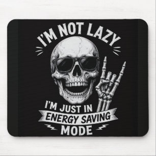 Skeleton Funny Vibes Mouse Pad