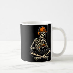 Skeleton Gamer Halloween Gaming Boys Men Funny Cos Coffee Mug