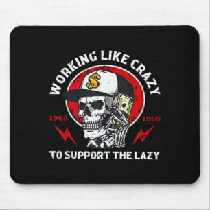 Skeleton Gen X Working Like Crazy To Support The L Mouse Pad