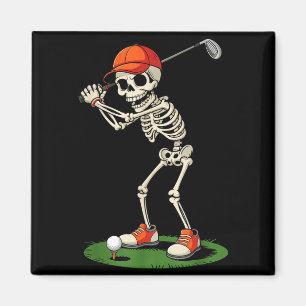 Skeleton Golf Halloween Costume Funny Boys Toddler Magnet