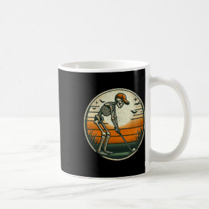 Skeleton Golf Halloween Golfer Golf Player Funny M Coffee Mug