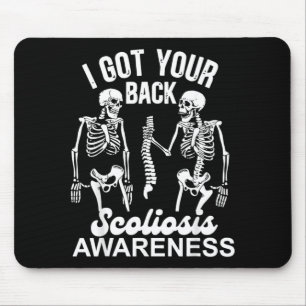 Skeleton Got Back Ortho Life Scoliosis Awareness Mouse Pad
