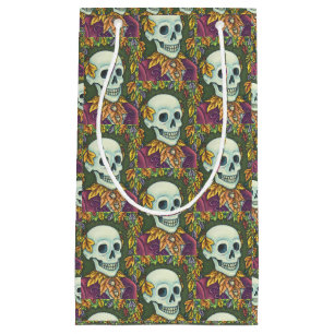 SKELETON GOTHIC GENTLEMAN SKULL HALLOWEEN GIFT BAG