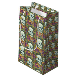 SKELETON GOTHIC GENTLEMAN SKULL HALLOWEEN GIFT BAG