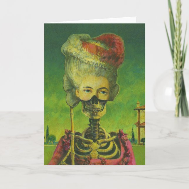 Skeleton Greetings Card (Front)