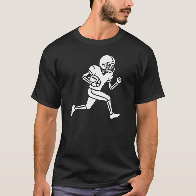 Skeleton Gridiron Runner T-Shirt (Front)
