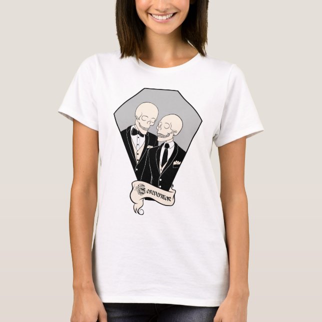 Skeleton Grooms T-Shirt (Front)
