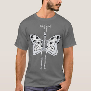 Skeleton grunge fairy Aestethics fairycore butterf T-Shirt