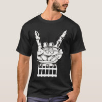 Skeleton Guitar Rock & Roll Skull guitarist Music