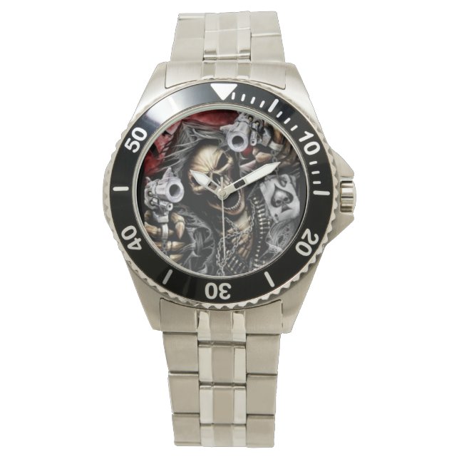 Skeleton & Guns Watch (Front)