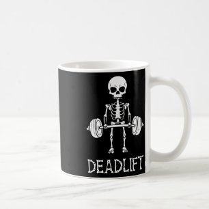 Skeleton Gym Weight Lifting Workout Fitness Coffee Mug