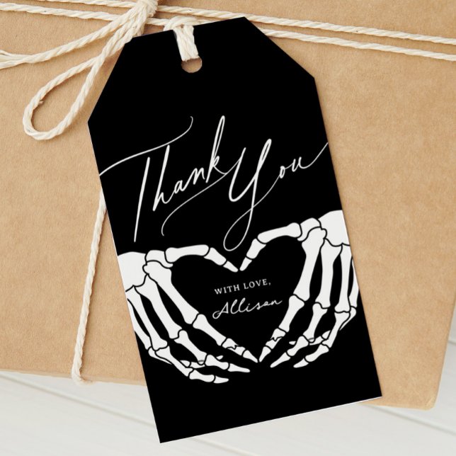 Skeleton Halloween Baby Shower Favour Tag (Creator Uploaded)
