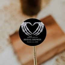 Skeleton Halloween Bridal Shower