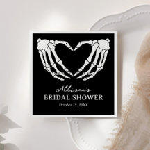 Skeleton Halloween Bridal Shower