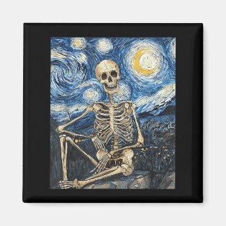 Skeleton Halloween Costume Style Magnet