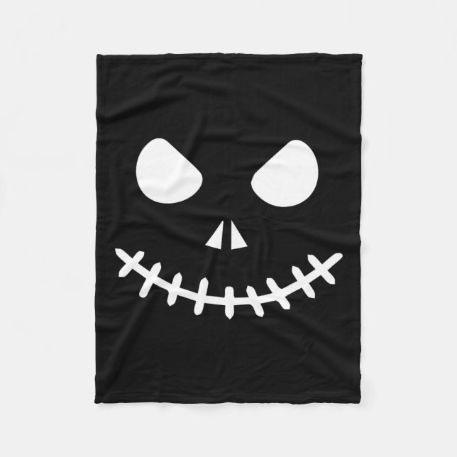 Skeleton Halloween  Fleece Blanket (Front)