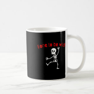 Skeleton Halloween Funny Bone Wild Coffee Mug
