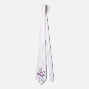 Skeleton Halloween Joke d2 Men's Tie
