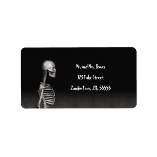 Skeleton - Halloween Labels