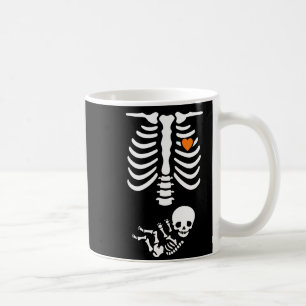Skeleton Halloween Maternity Funny Pregnancy 2025  Coffee Mug