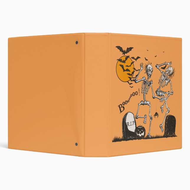 Skeleton Halloween party Binder (Background)