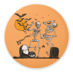 Skeleton Halloween party Ceramic Knob
