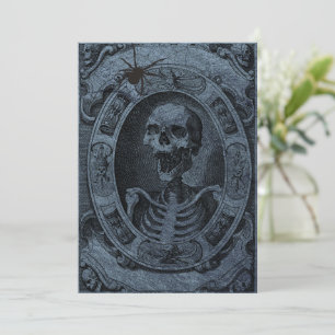 Skeleton Halloween Party Invitation