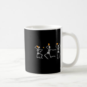 Skeleton Halloween Pickleball  Coffee Mug