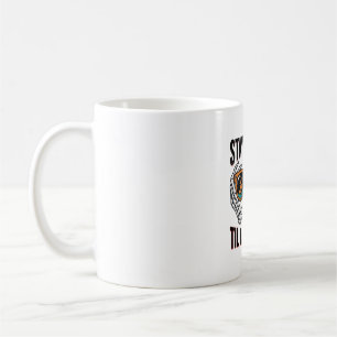 Skeleton Halloween Shirt with Witch Shades Vintage Coffee Mug