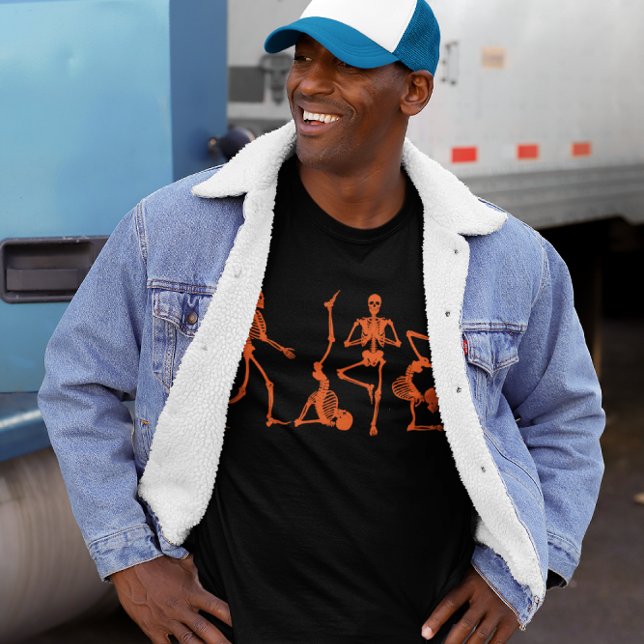 Skeleton Halloween Tshirt-Dancing Skeleton Tshirt (Creator Uploaded)